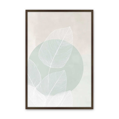 [Color:Brown], Picture of art in a Brown frame