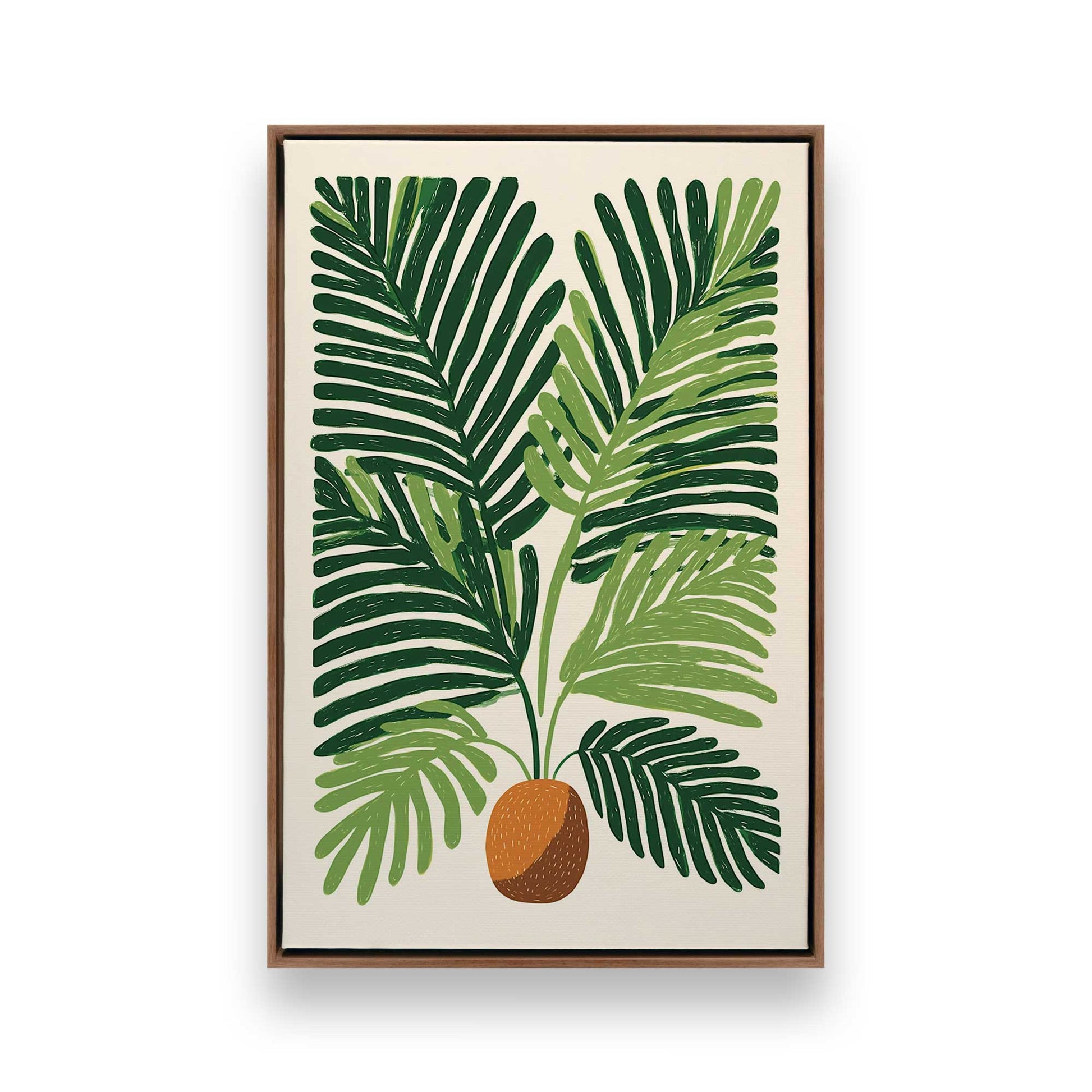 [Color:Walnut], Picture of art in a Walnut frame