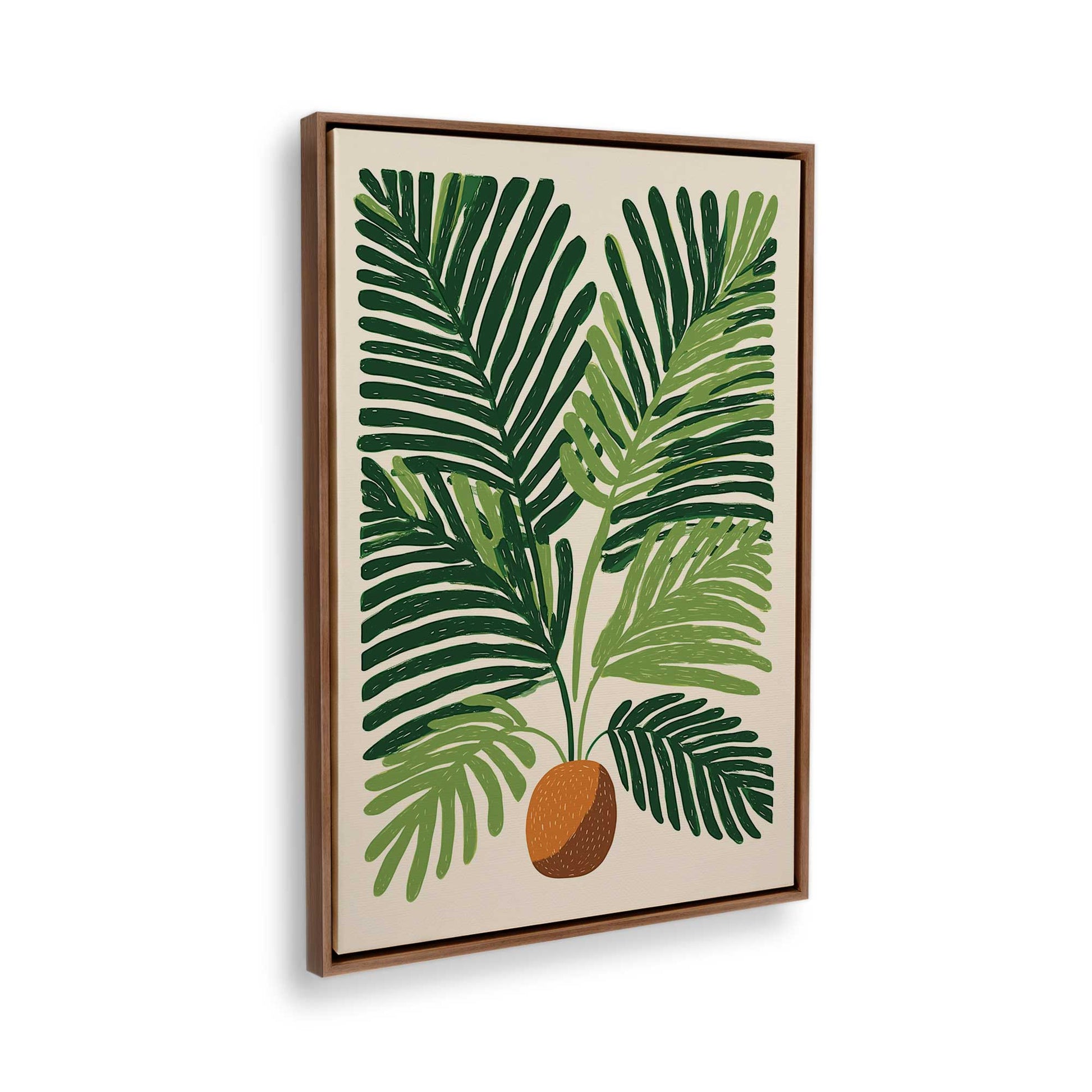 [Color:Walnut], Picture of the corner of the art
