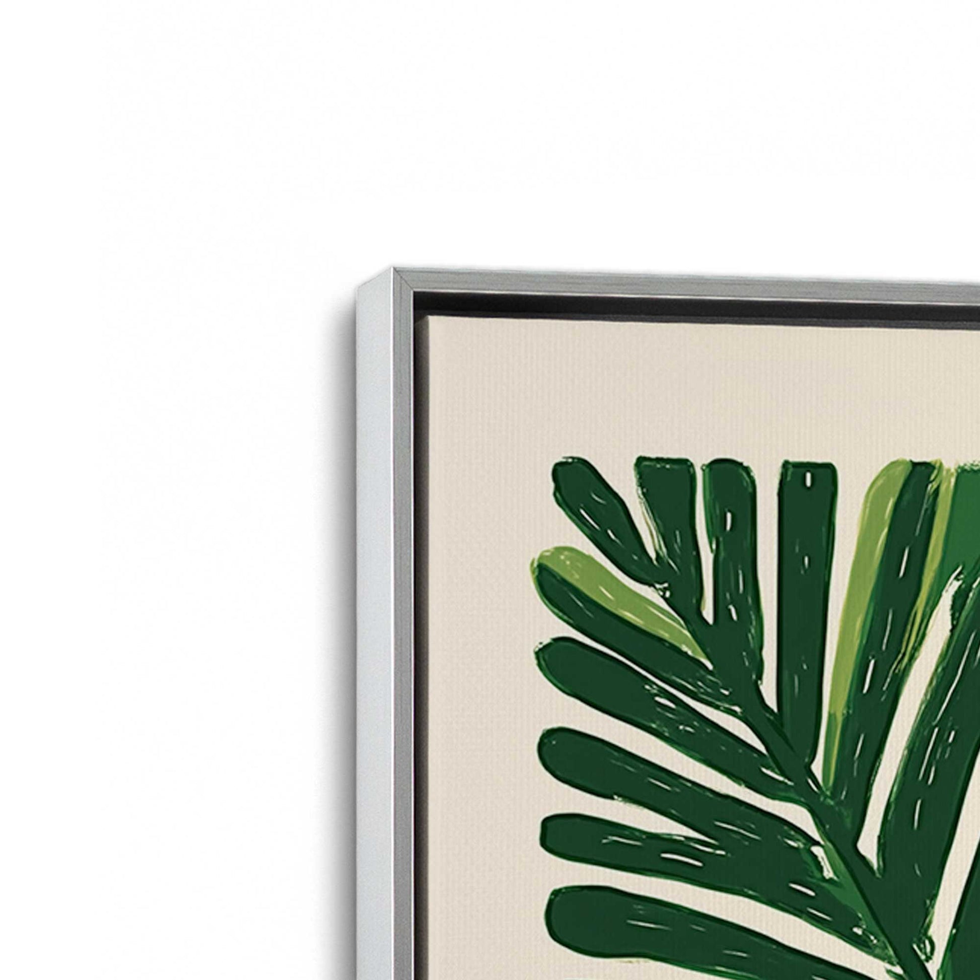 [Color:Polished Chrome], Picture of art in a Polished Chrome frame at an angle