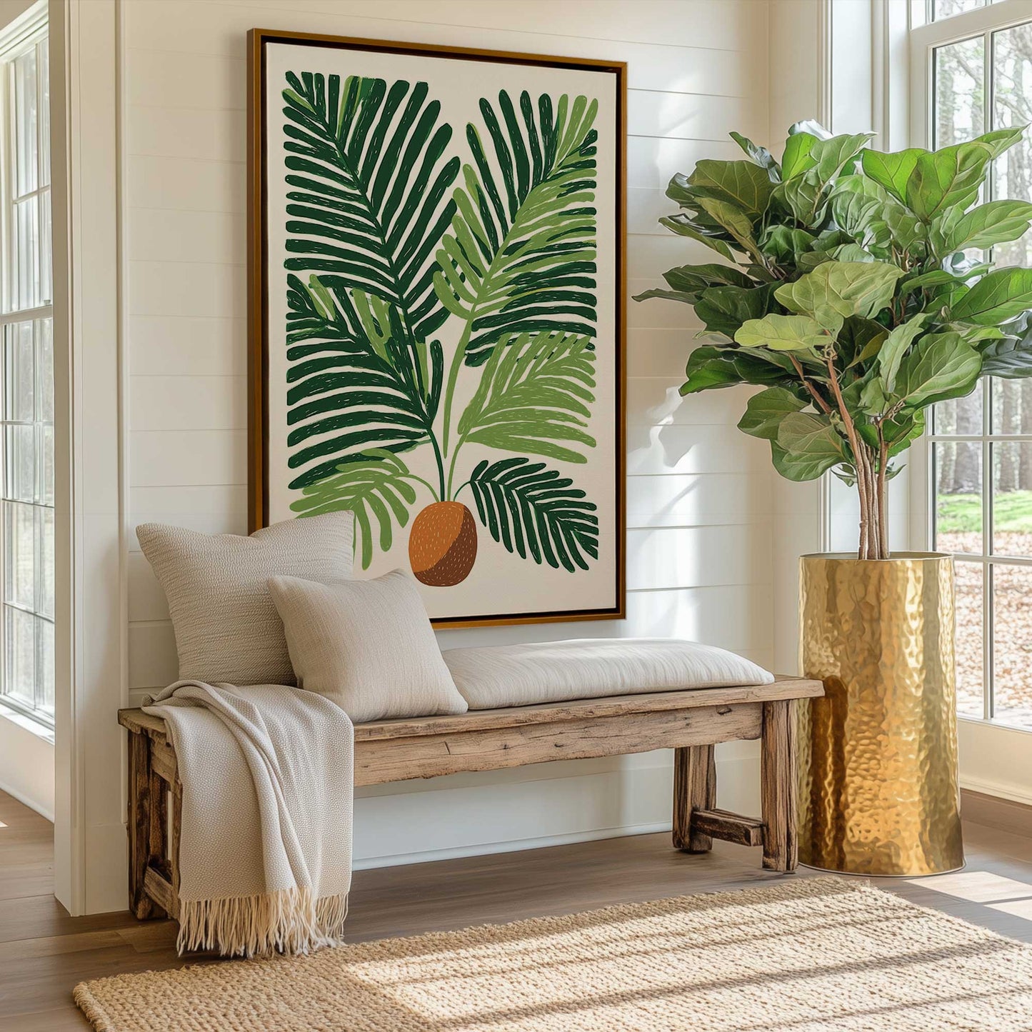 Picture of art in a room