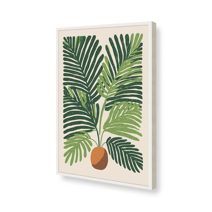 [Color:Opaque White], Picture of art in a Opaque White frame of the corner