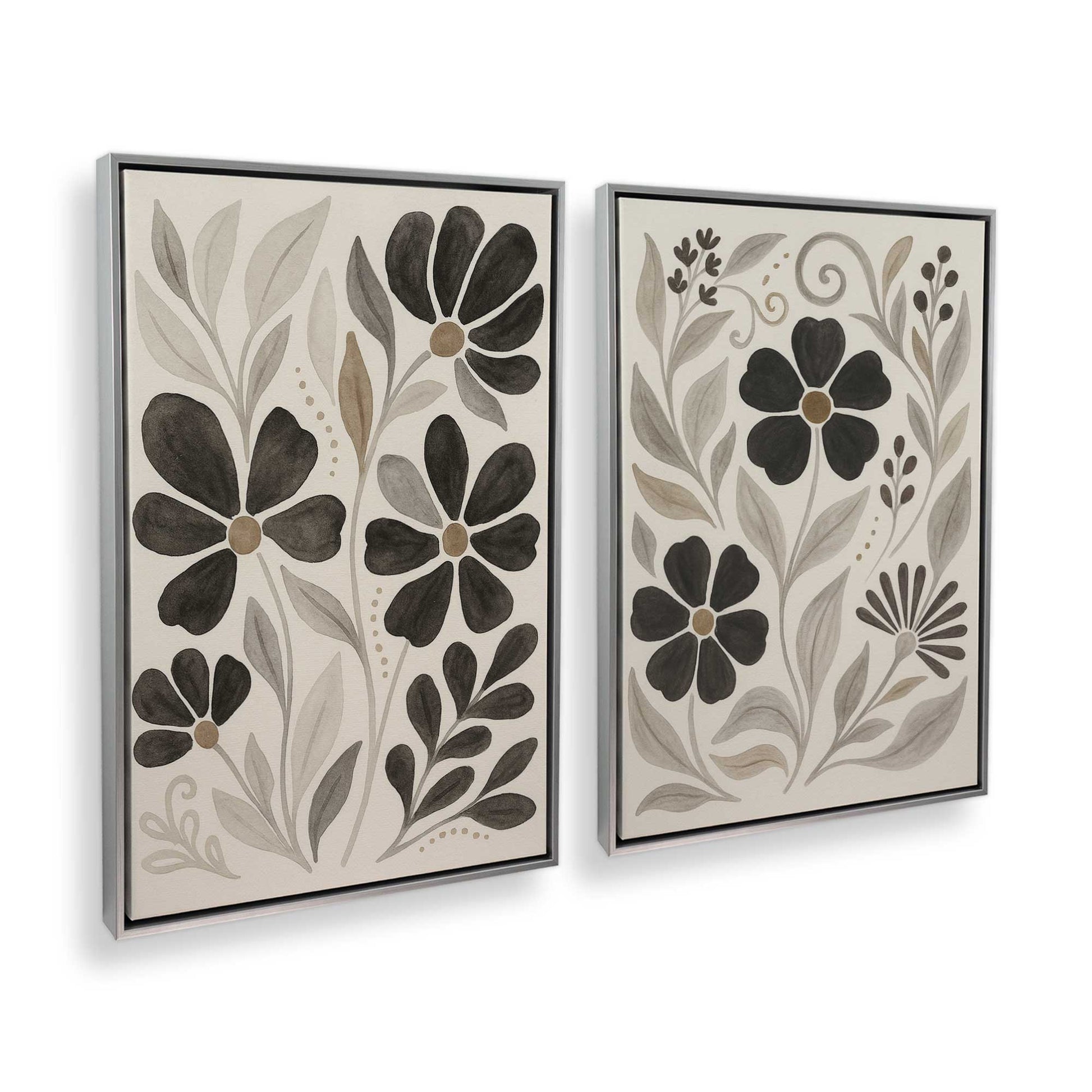 [Color:Polished Chrome], Picture of art in a Polished Chrome frame at an angle