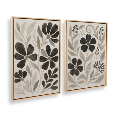 [Color:American Maple], Picture of art in a American Maple frame at an angle