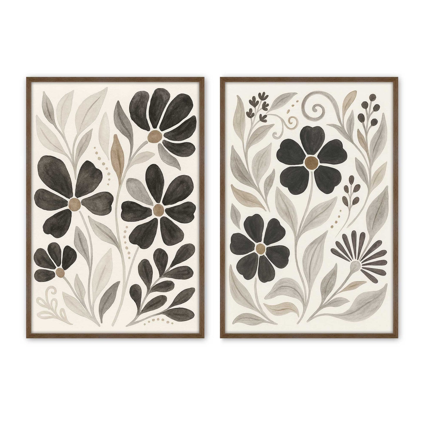 [Color:Walnut], Picture of art in a Walnut frame