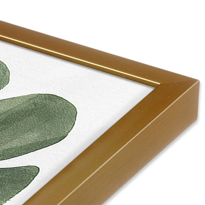 [Color:Polished Gold], Picture of art in a Polished Gold frame of the corner