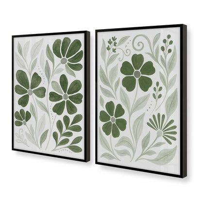 [Color:Satin Black], Picture of art in a Satin Black frame at an angle