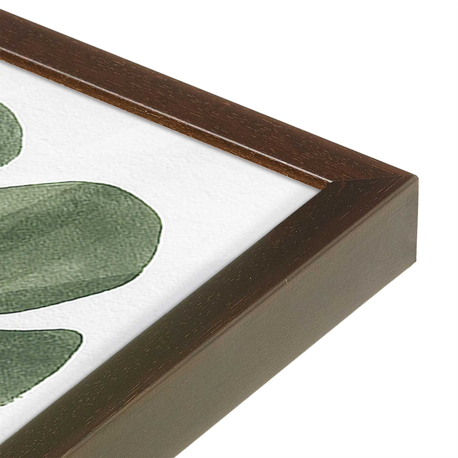 [Color:Belvinder Brown], Picture of art in a Belvinder Brown frame of the corner