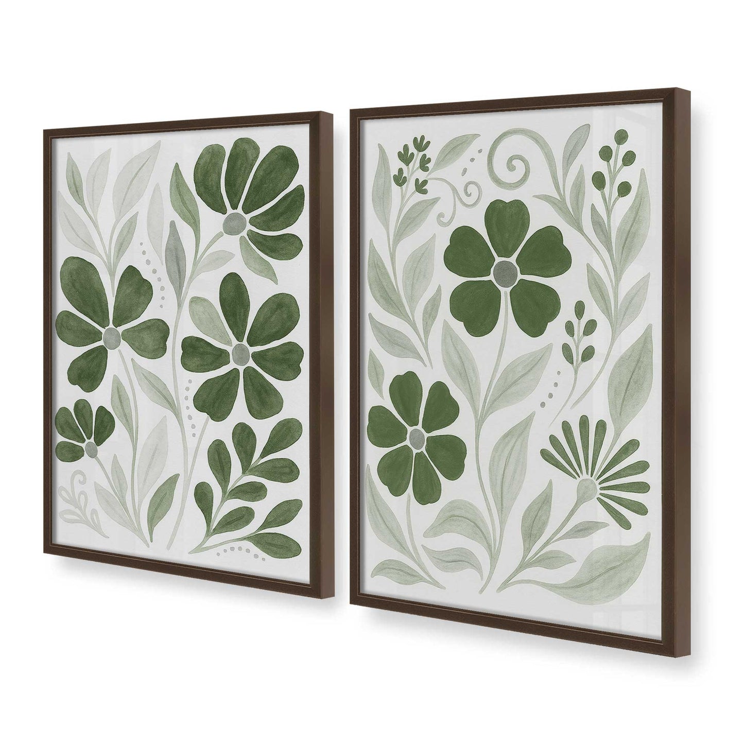 [Color:Belvinder Brown], Picture of art in a Belvinder Brown frame at an angle