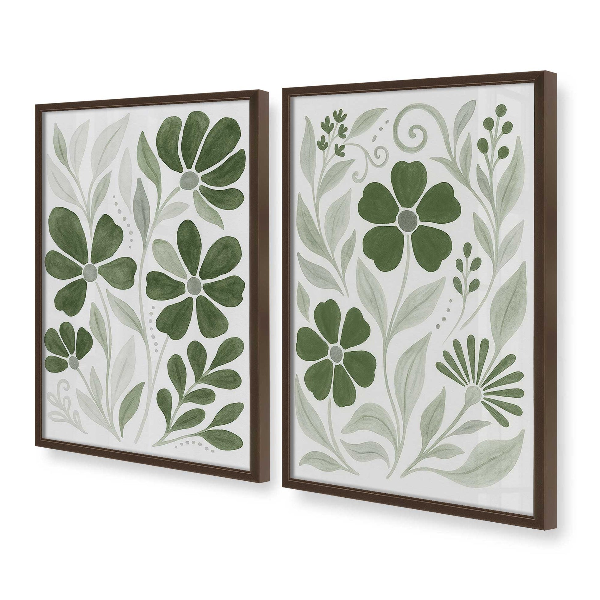 [Color:Belvinder Brown], Picture of art in a Belvinder Brown frame at an angle