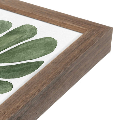 [Color:Walnut], Picture of art in a Walnut frame of the corner