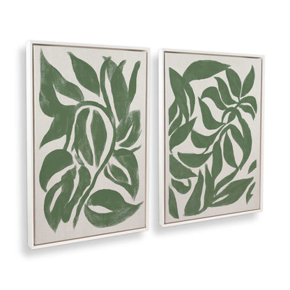 [Color:Opaque White], Picture of art in a White frame at an angle