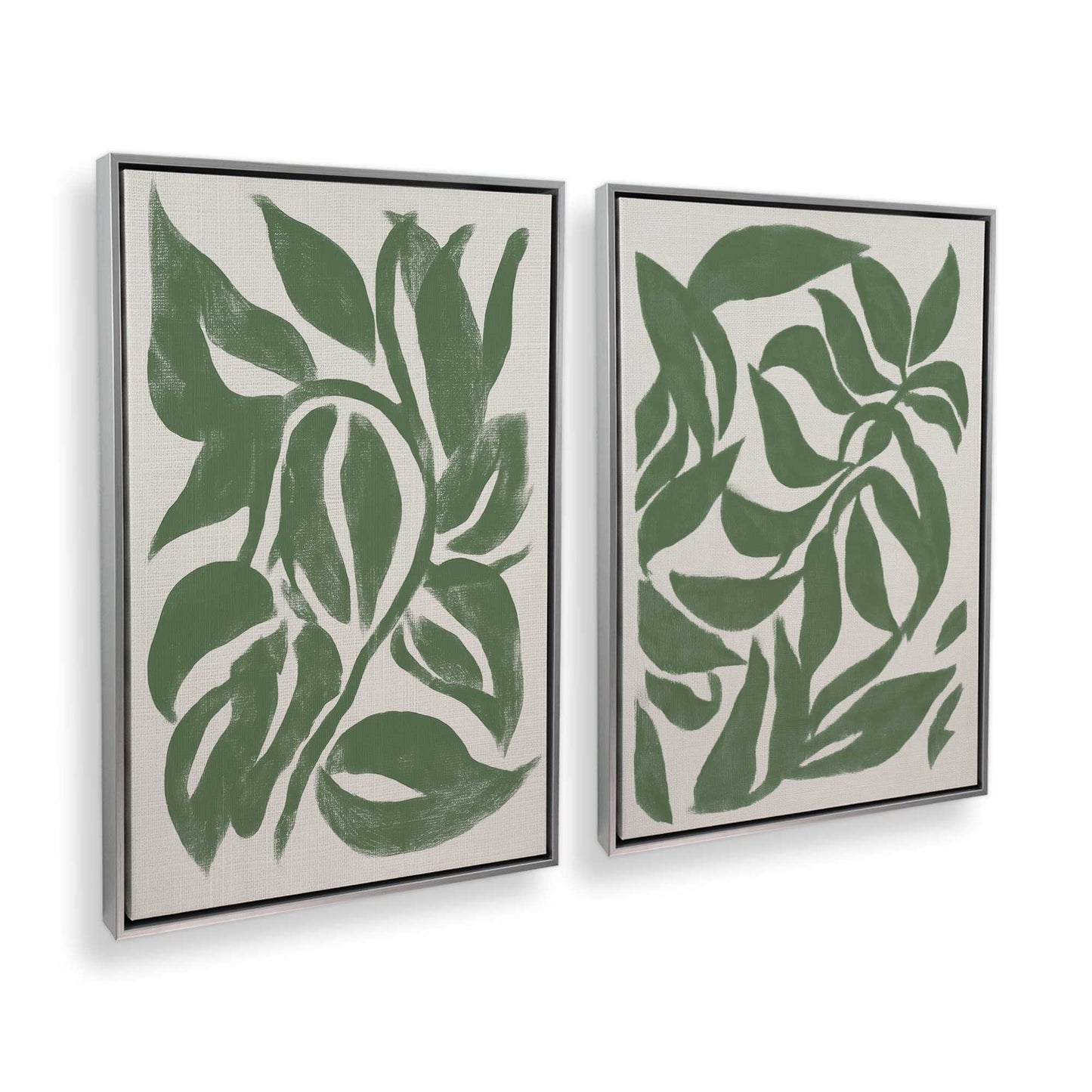 [Color:Polished Chrome], Picture of art in a Polished Chrome frame at an angle