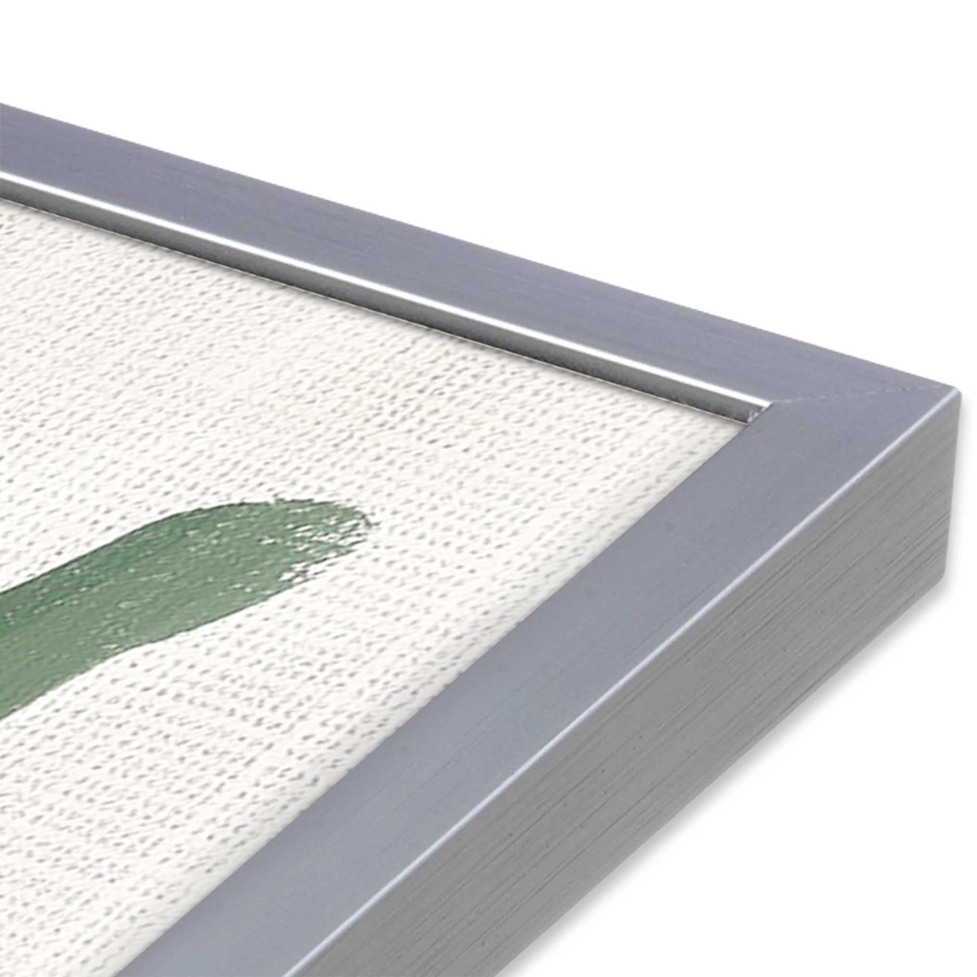 [Color:Polished Chrome], Picture of art in a Polished Chrome frame of the corner