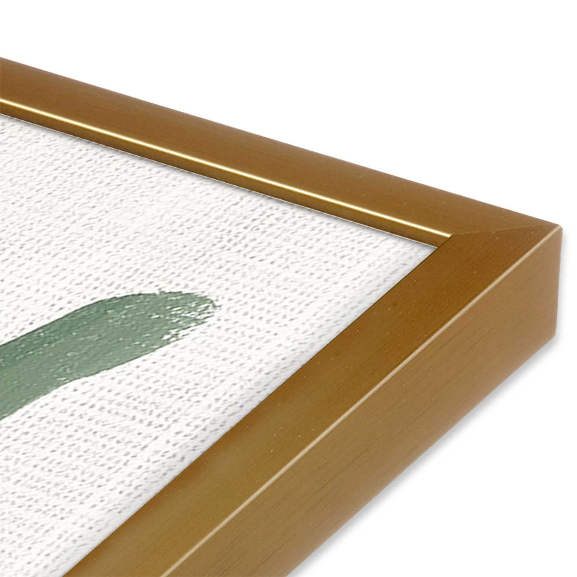 [Color:Polished Gold], Picture of art in a Polished Gold frame of the corner