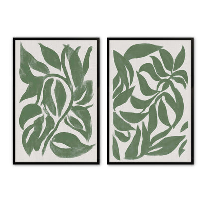 [Color:Satin Black], Picture of art in a Satin Black frame