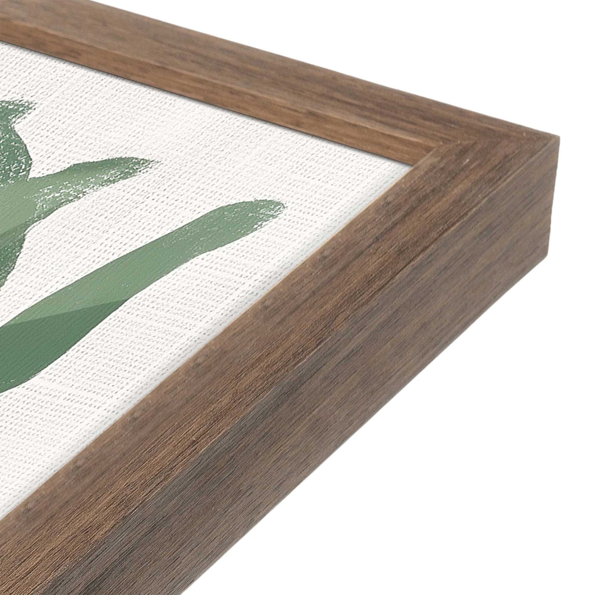 [Color:Walnut], Picture of art in a Walnut frame of the corner