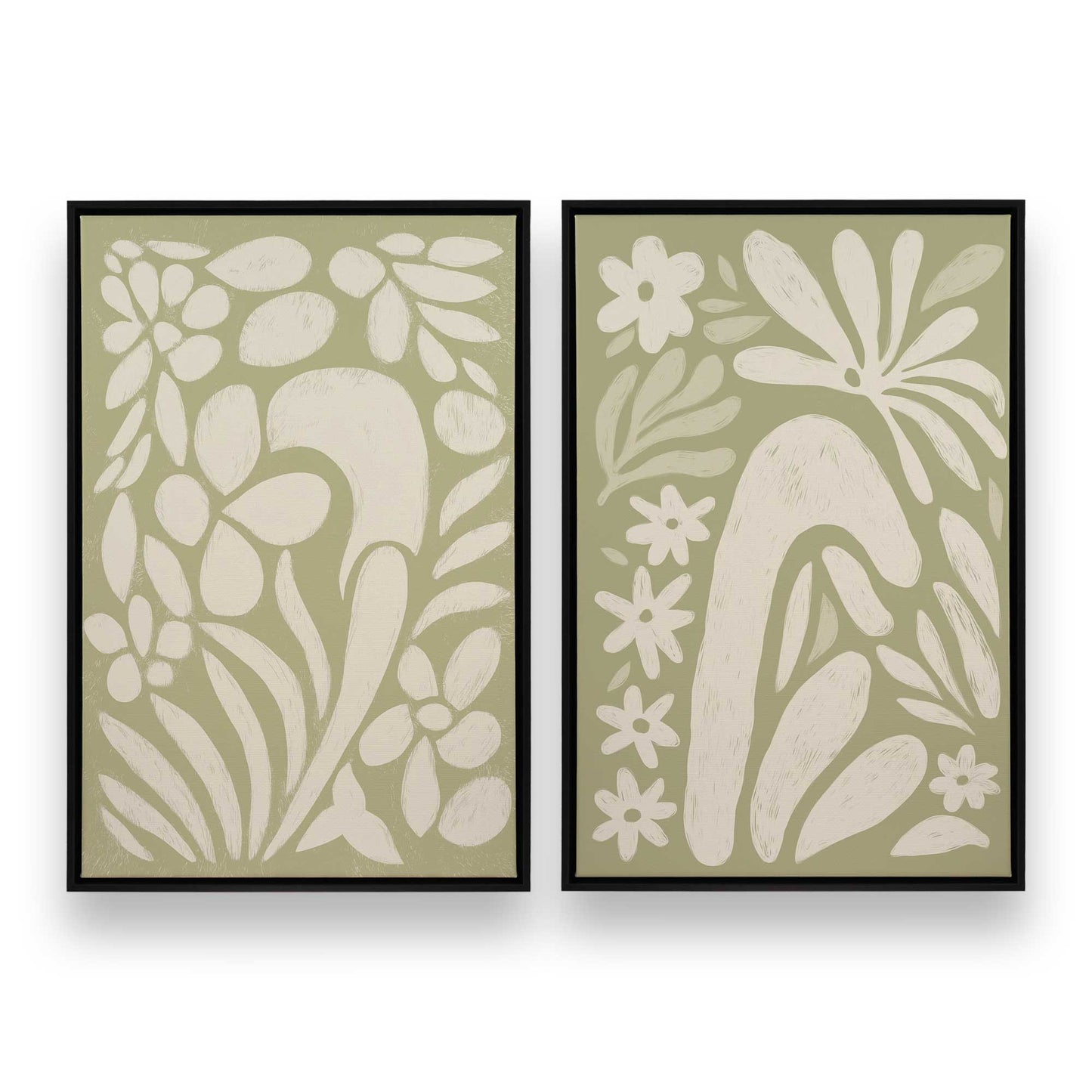 [Color:Satin Black], Picture of art in a Satin Black frame