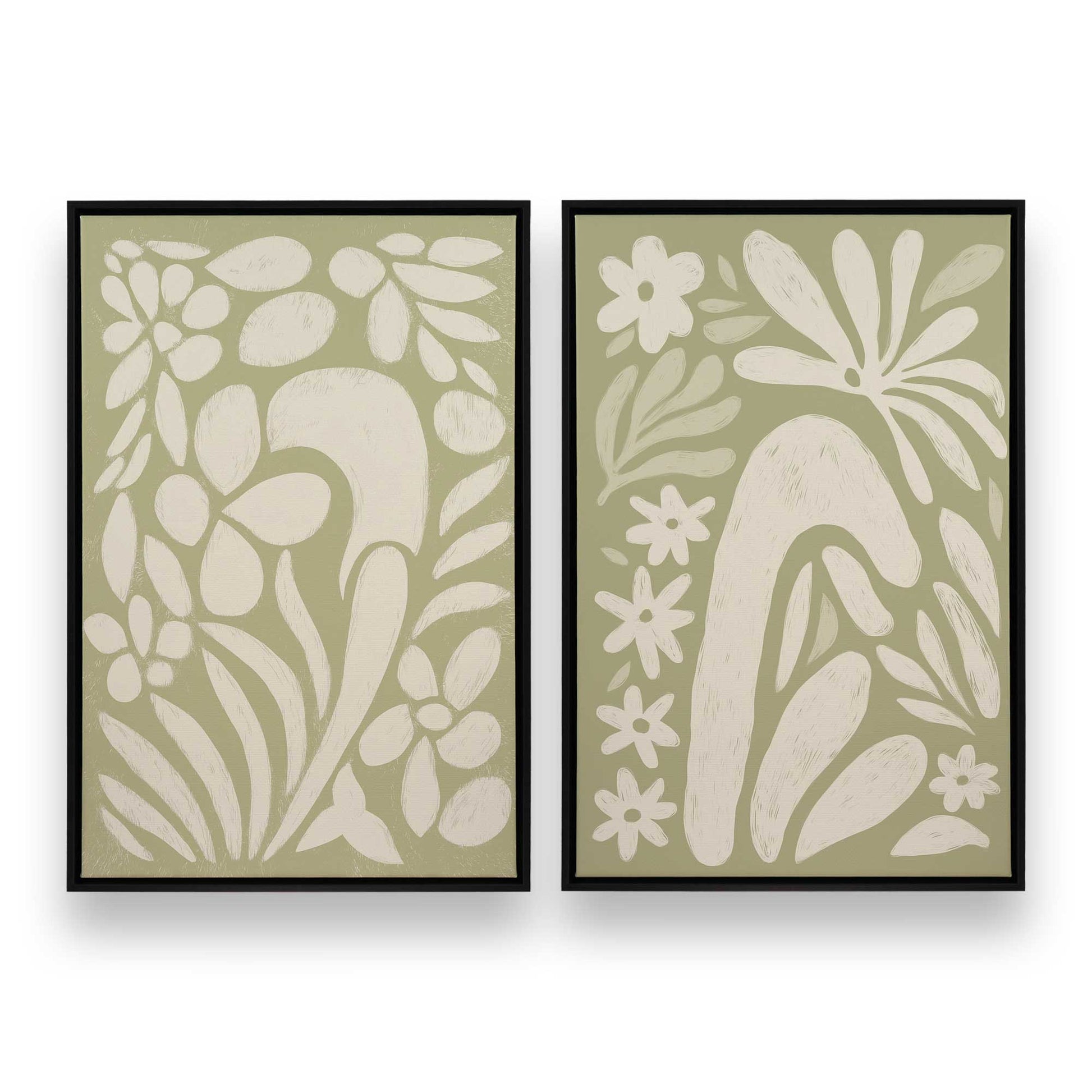 [Color:Satin Black], Picture of art in a Satin Black frame