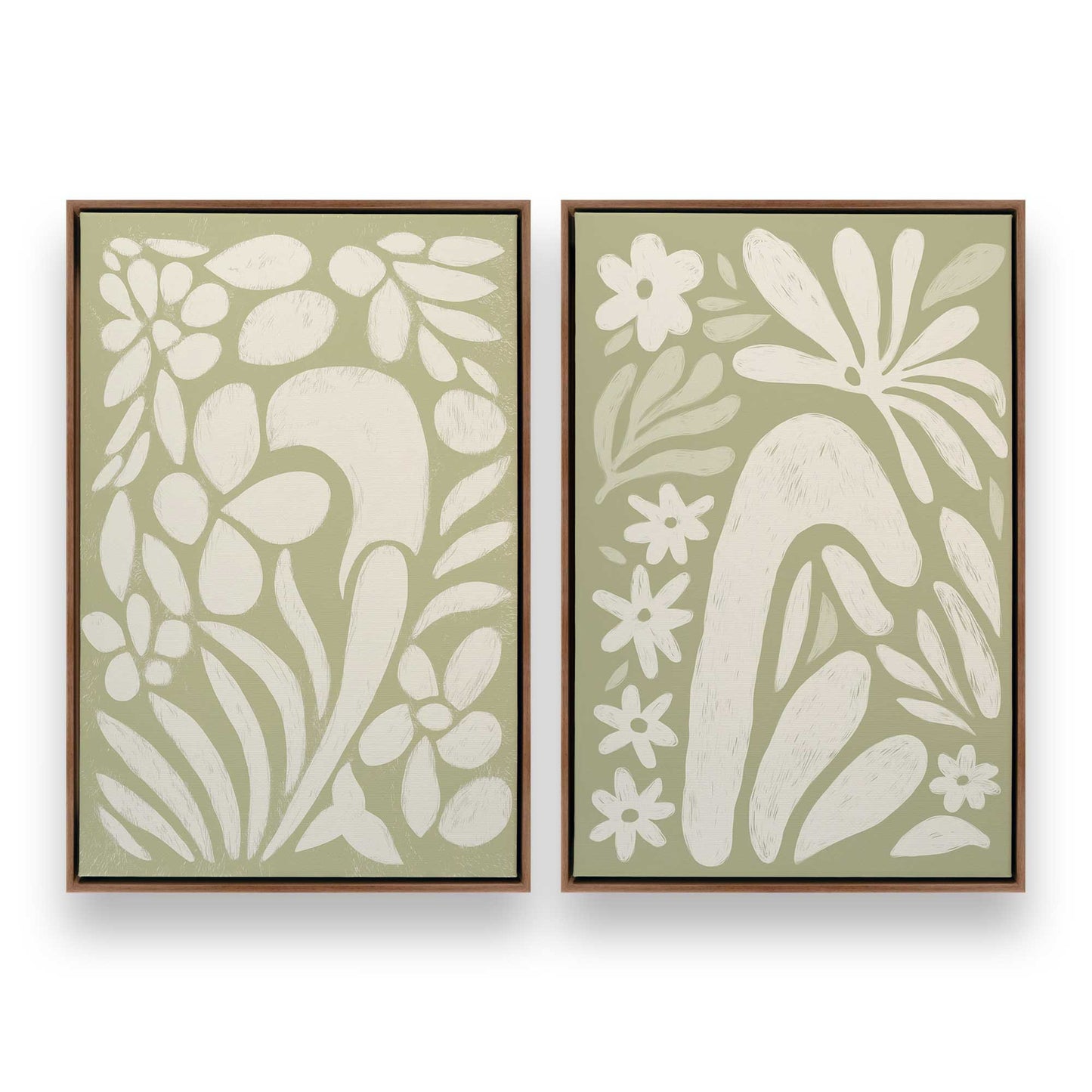 [Color:Walnut], Picture of art in a Walnut frame