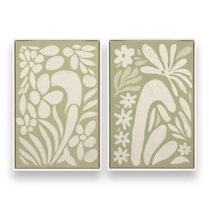 [Color:Opaque White], Picture of art in a White frame
