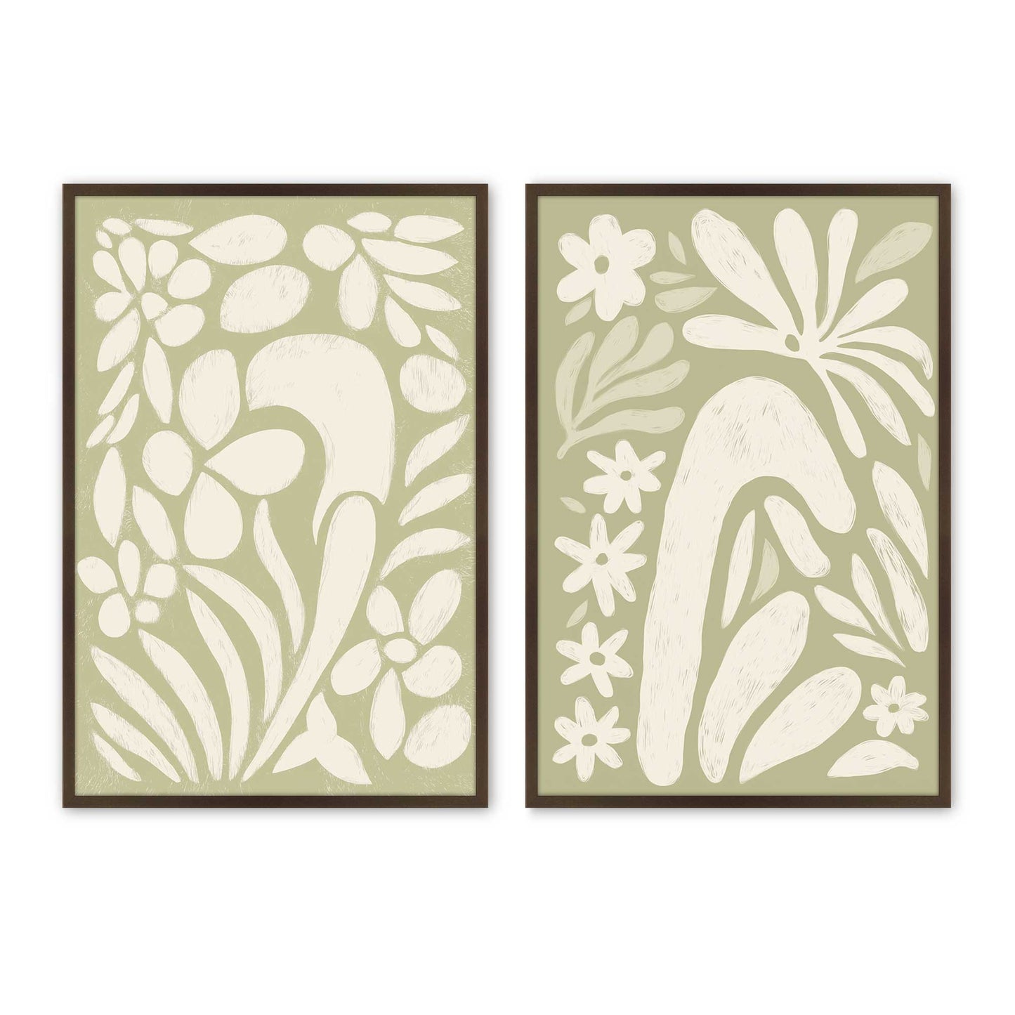 [Color:Belvinder Brown], Picture of art in a Belvinder Brown frame