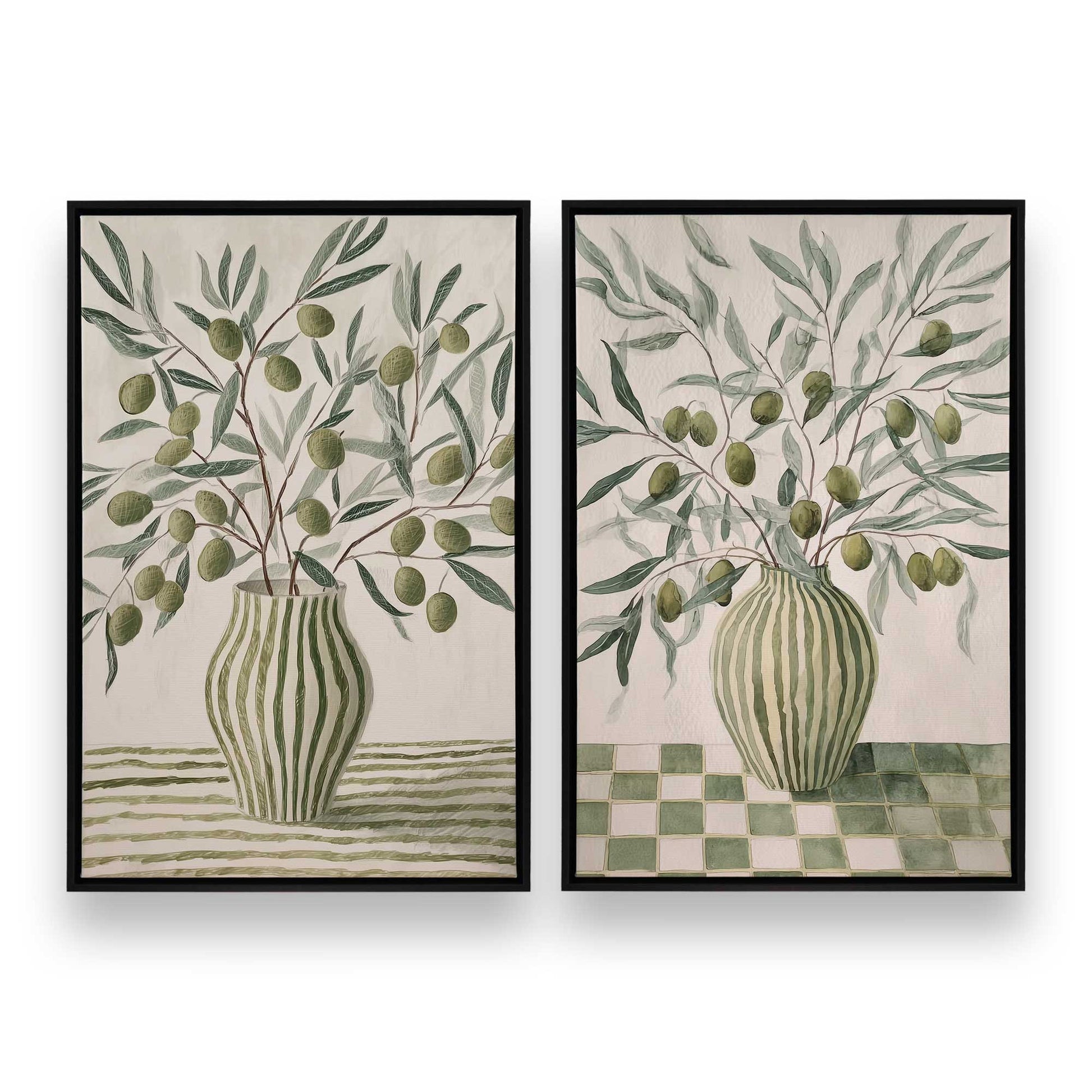[Color:Satin Black], Picture of art in a Satin Black frame