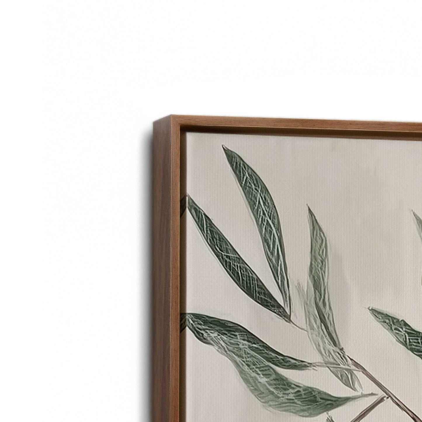 [Color:Walnut], Picture of the corner of the art