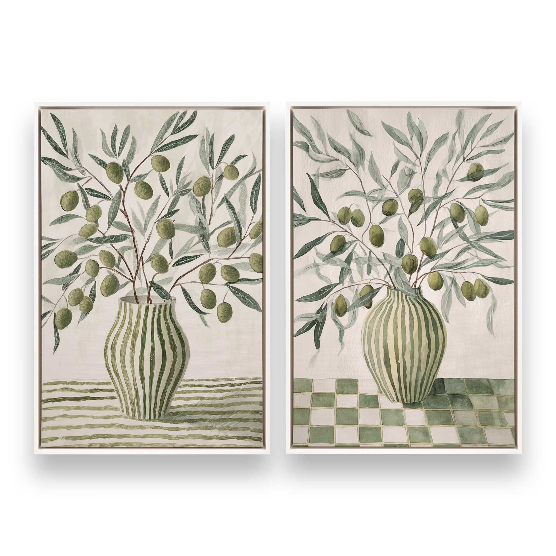 [Color:Opaque White], Picture of art in a White frame
