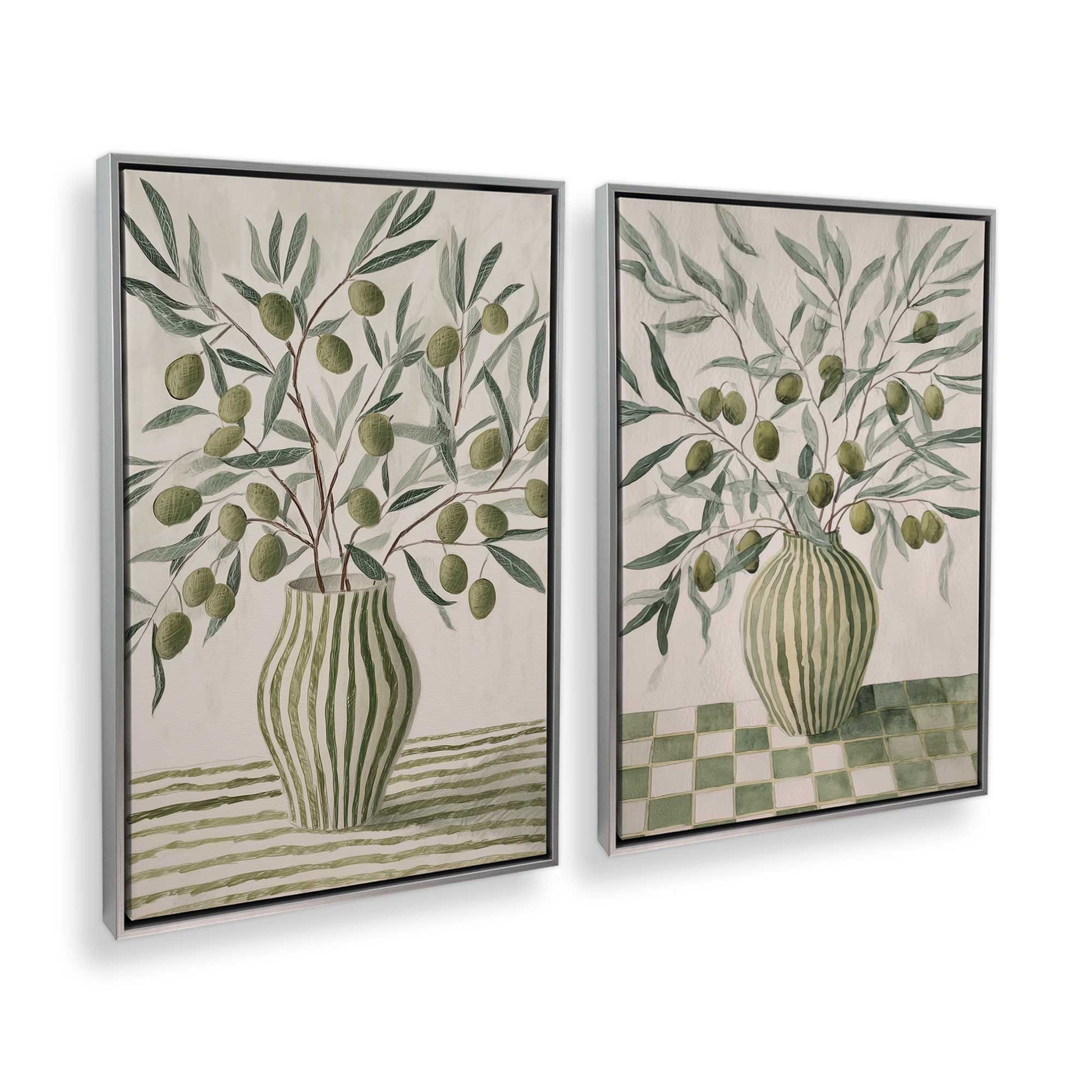 [Color:Polished Chrome], Picture of art in a Polished Chrome frame at an angle