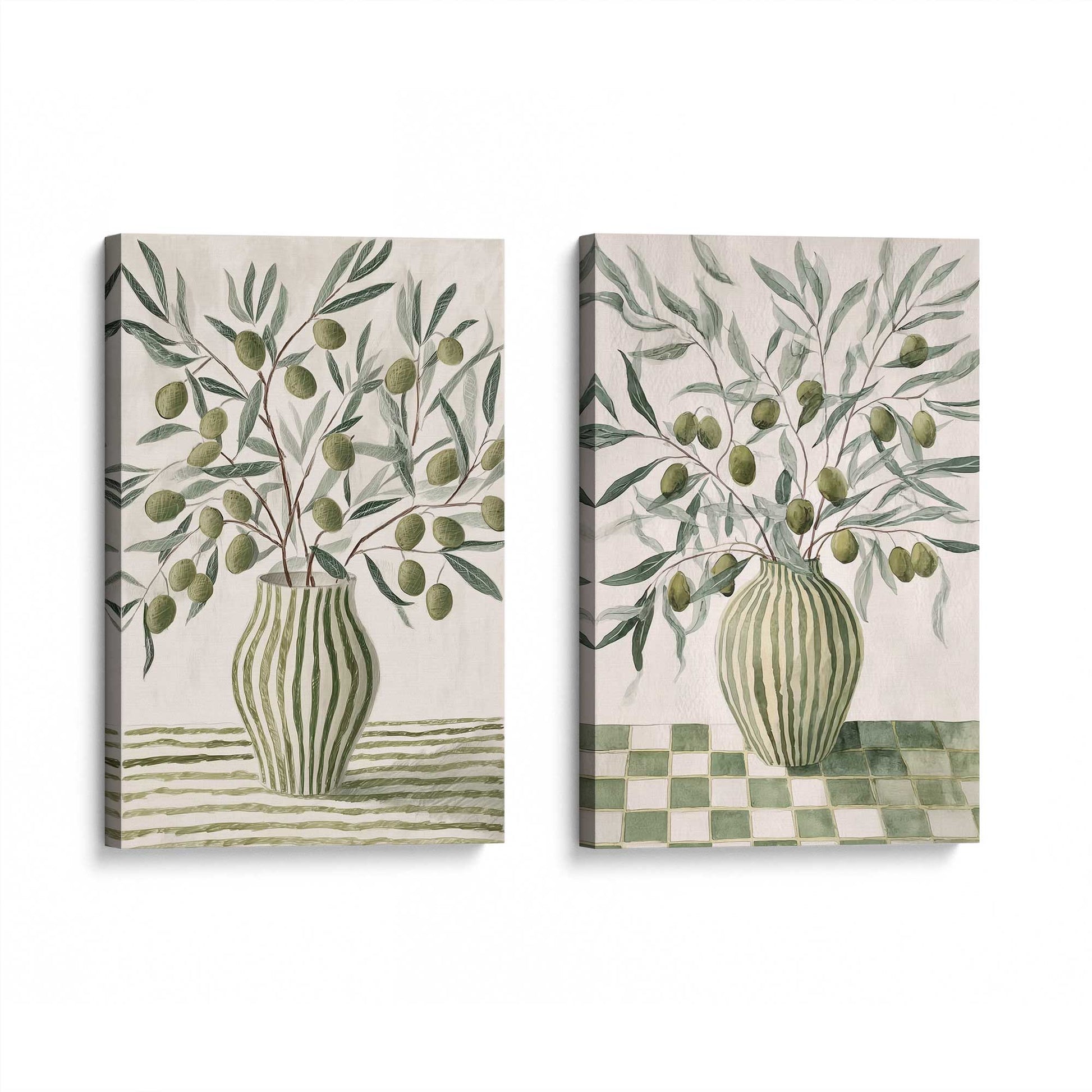[Color:Stretched Canvas], Picture of art at an angle