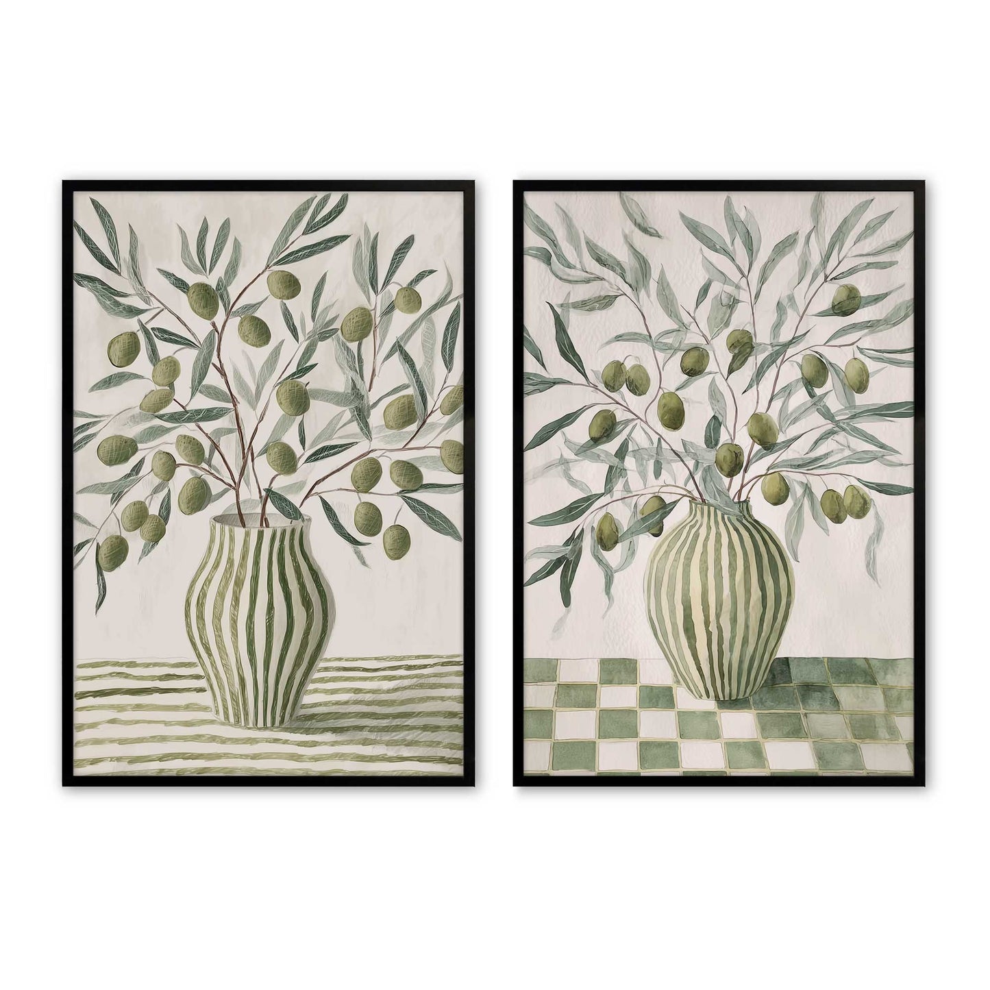 [Color:Satin Black], Picture of art in a Satin Black frame