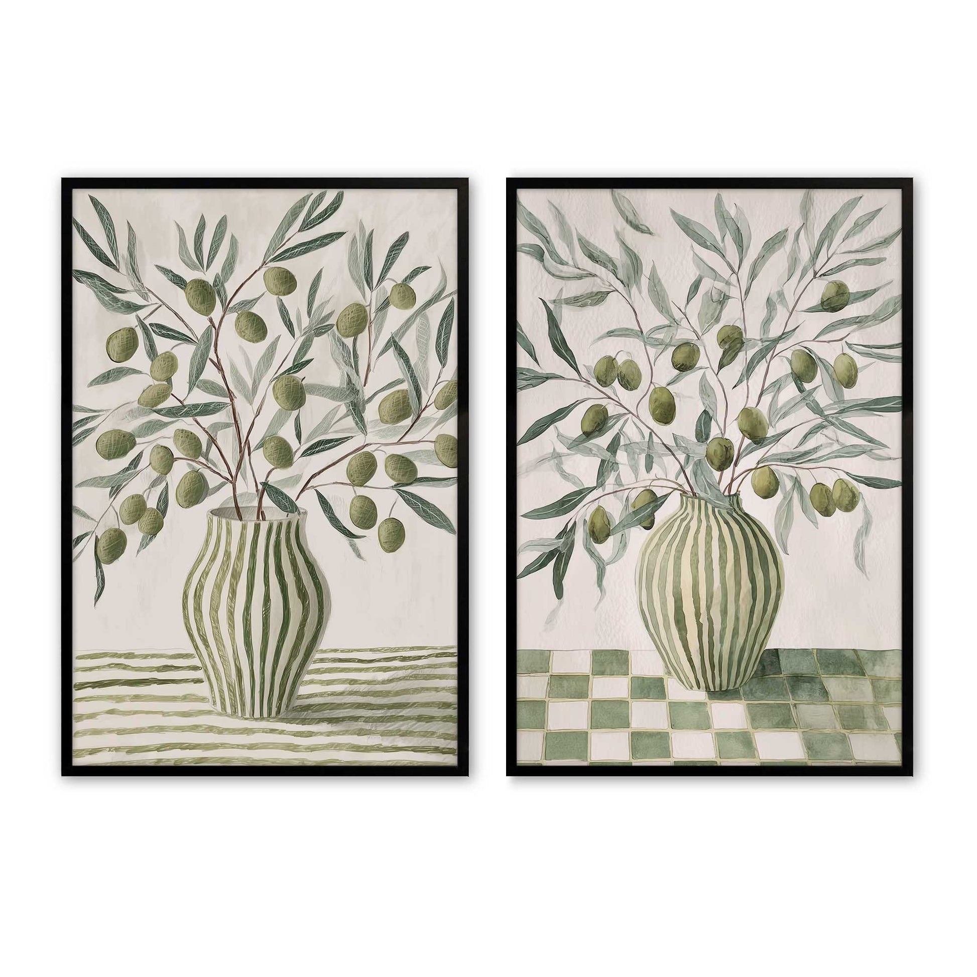 [Color:Satin Black], Picture of art in a Satin Black frame
