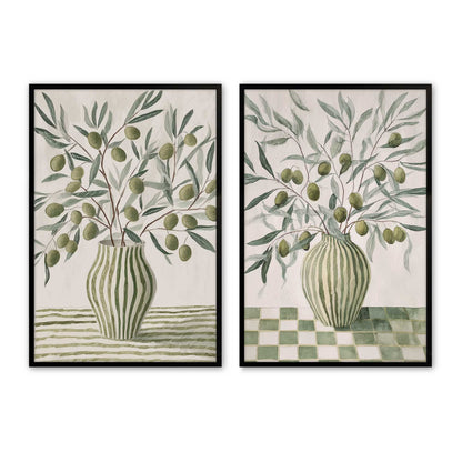 [Color:Satin Black], Picture of art in a Satin Black frame