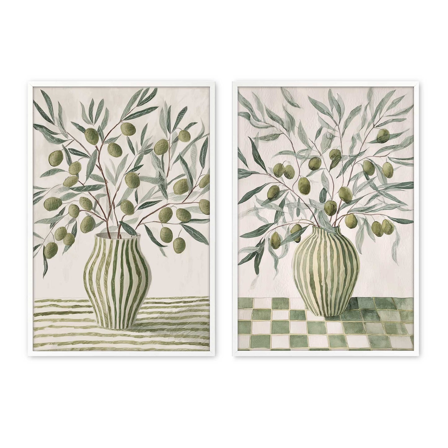 [Color:Opaque White], Picture of art in a Opaque White frame