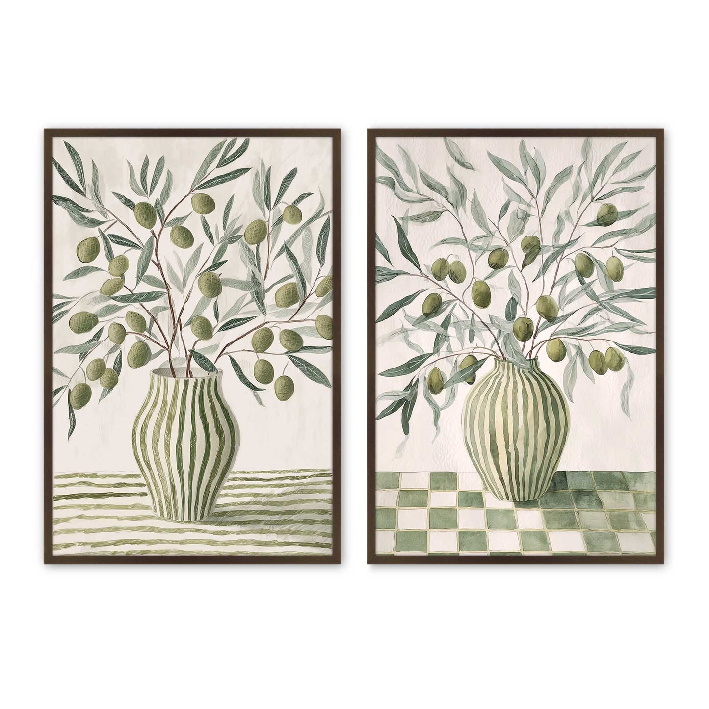 [Color:Belvinder Brown], Picture of art in a Belvinder Brown frame