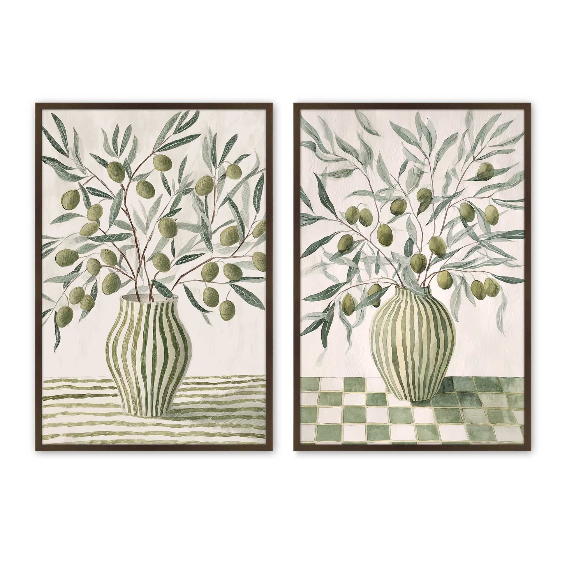 [Color:Belvinder Brown], Picture of art in a Belvinder Brown frame