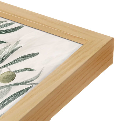 [Color:American Maple], Picture of art in a American Maple frame of the corner