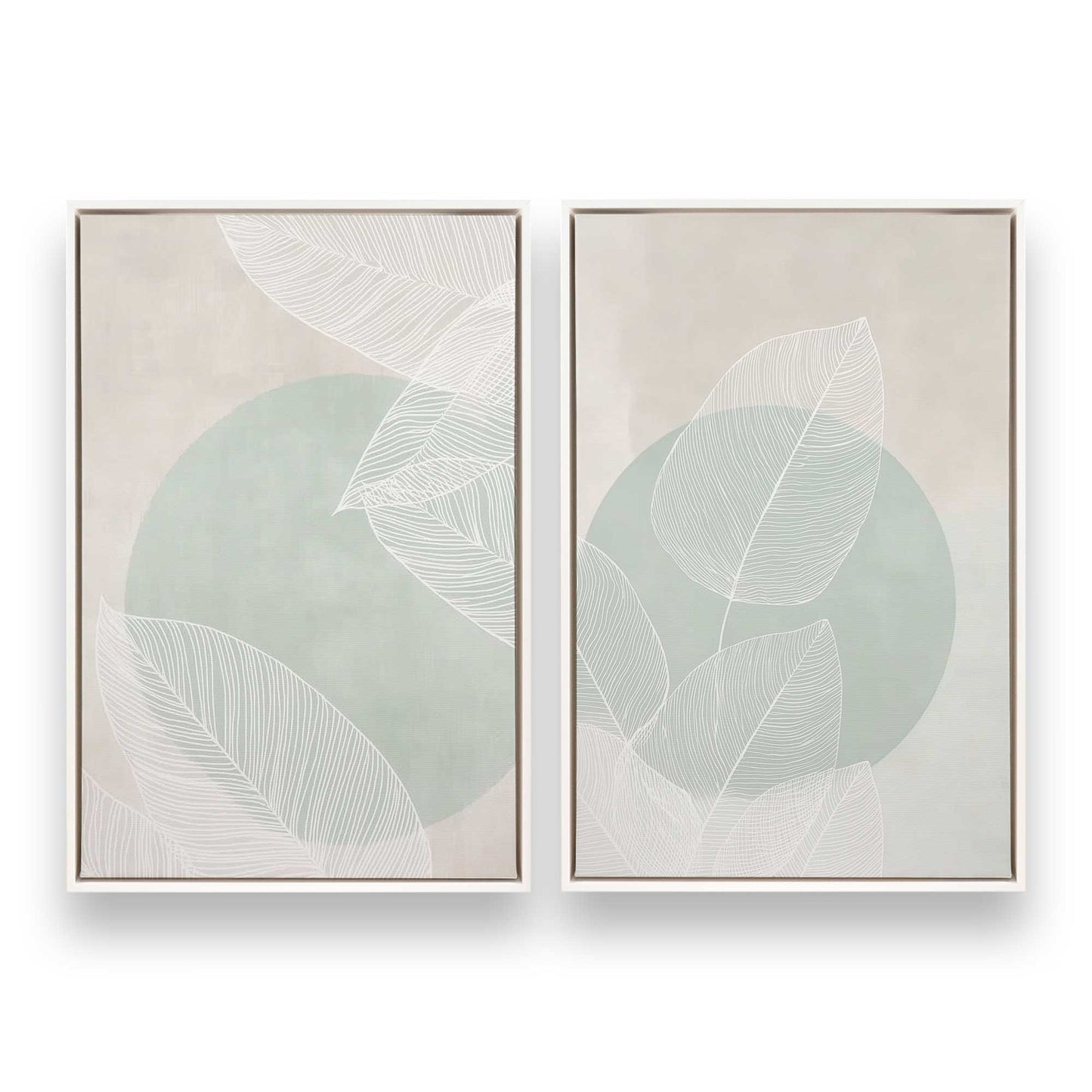 [Color:Opaque White], Picture of art in a White frame