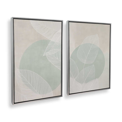 [Color:Polished Chrome], Picture of art in a Polished Chrome frame at an angle