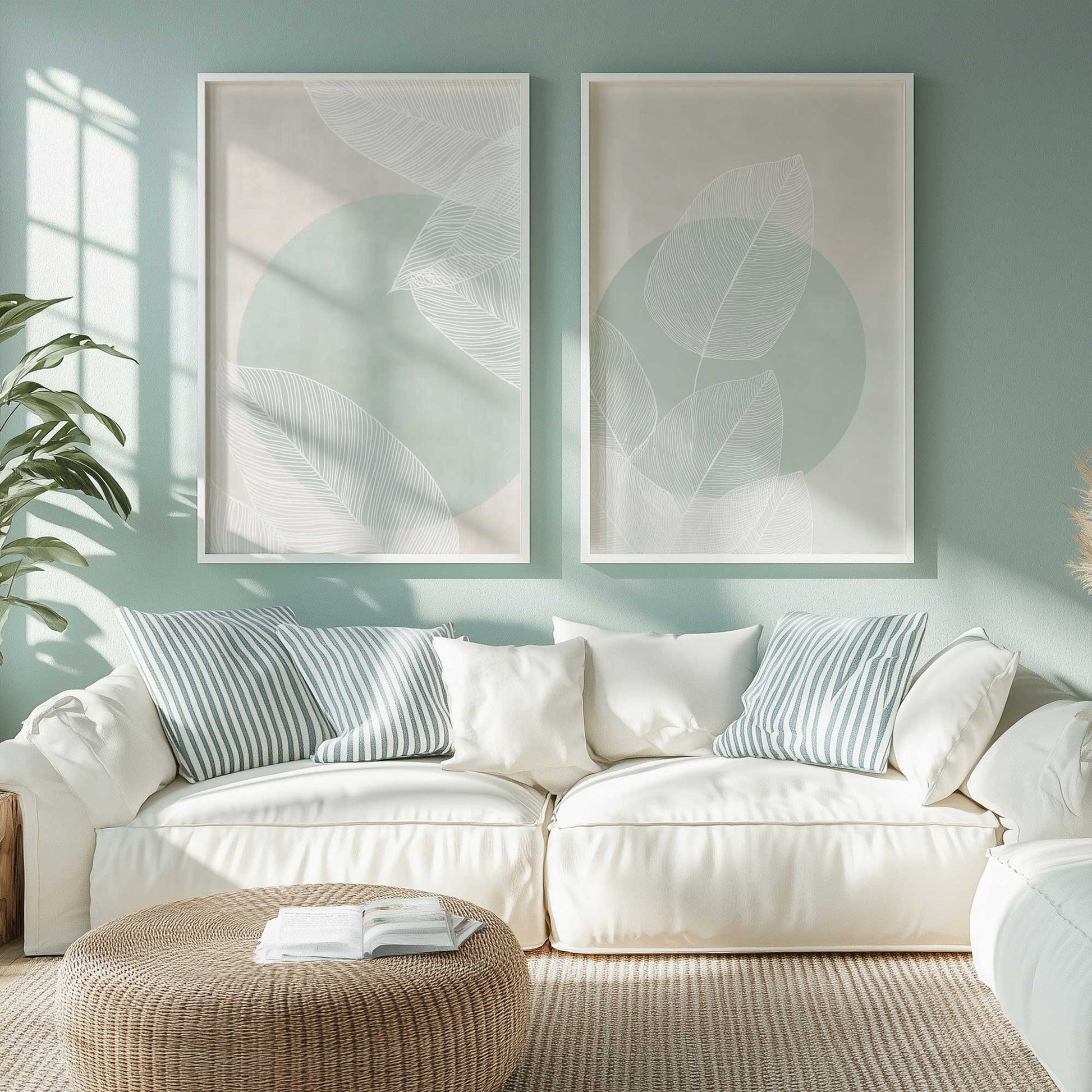 [Color:Satin Black], Picture of art in a Satin Black frame