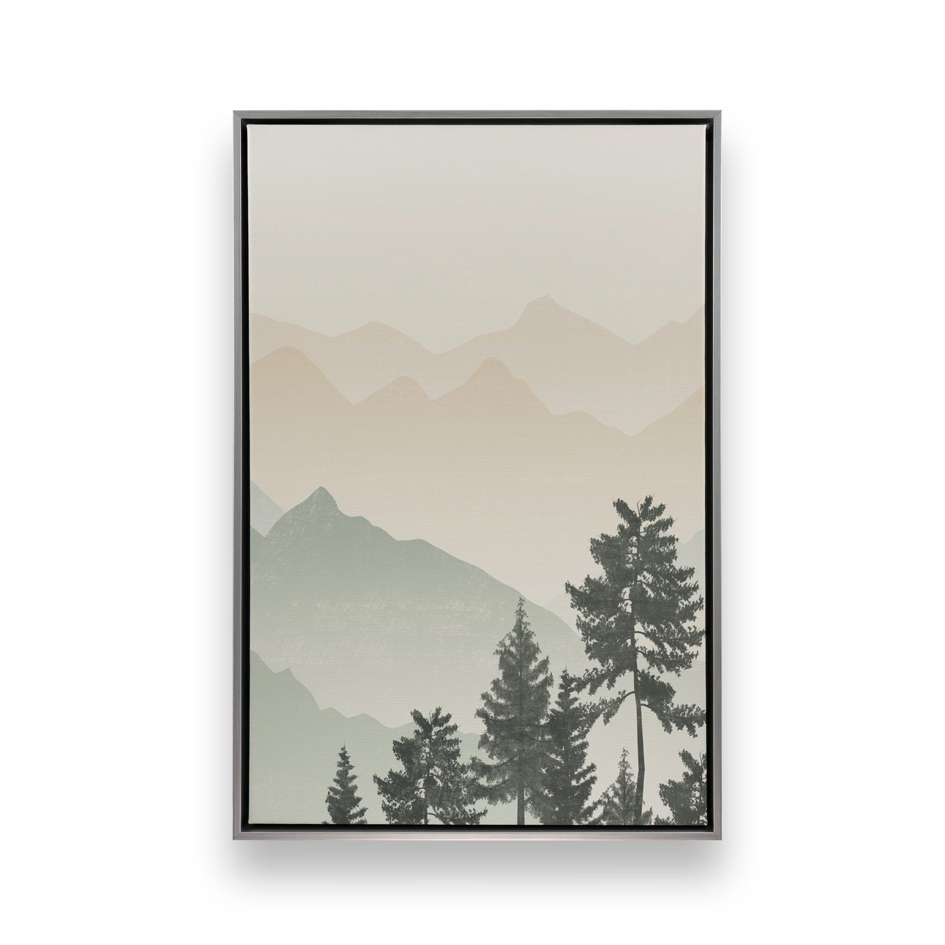 [color:Polished Chrome], Picture of art in a black frame picture 3 of 3