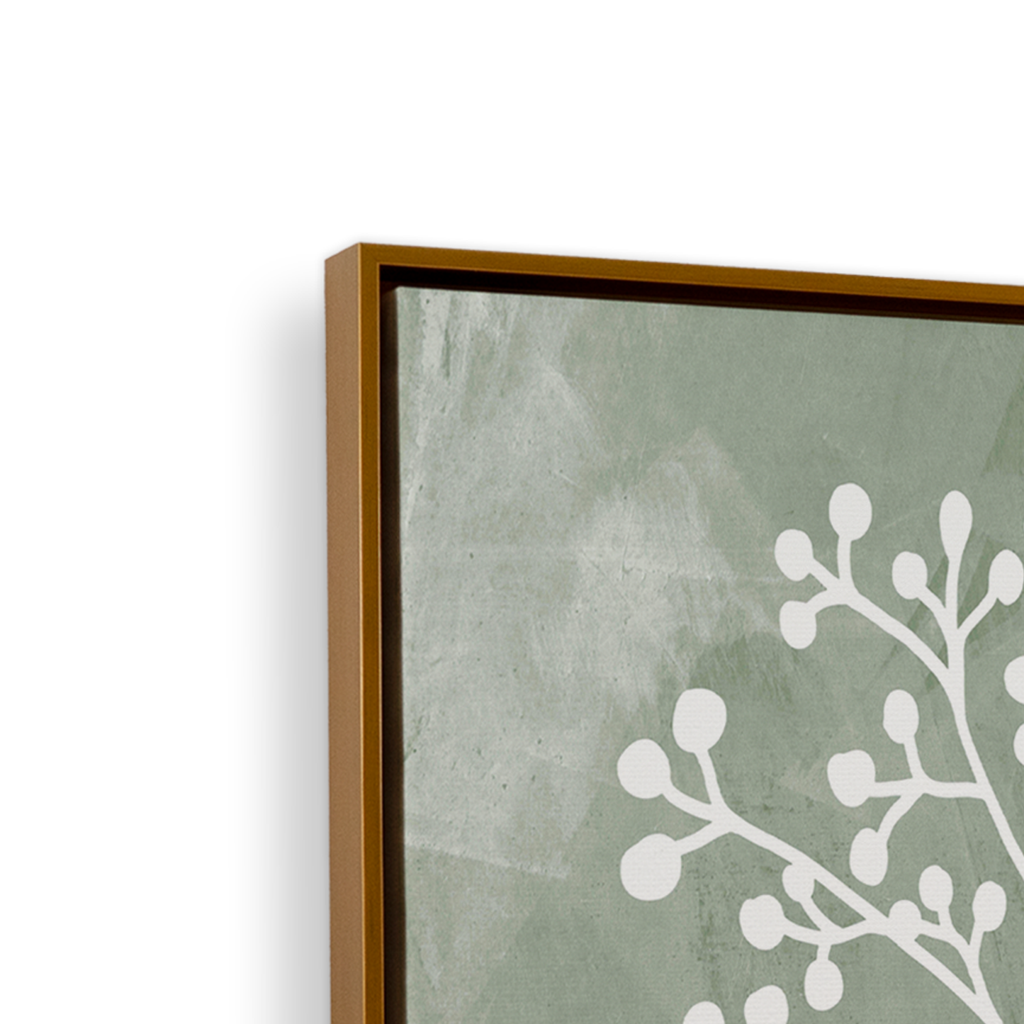 [color:Polished Gold], Picture of art in a black frame - picture 3