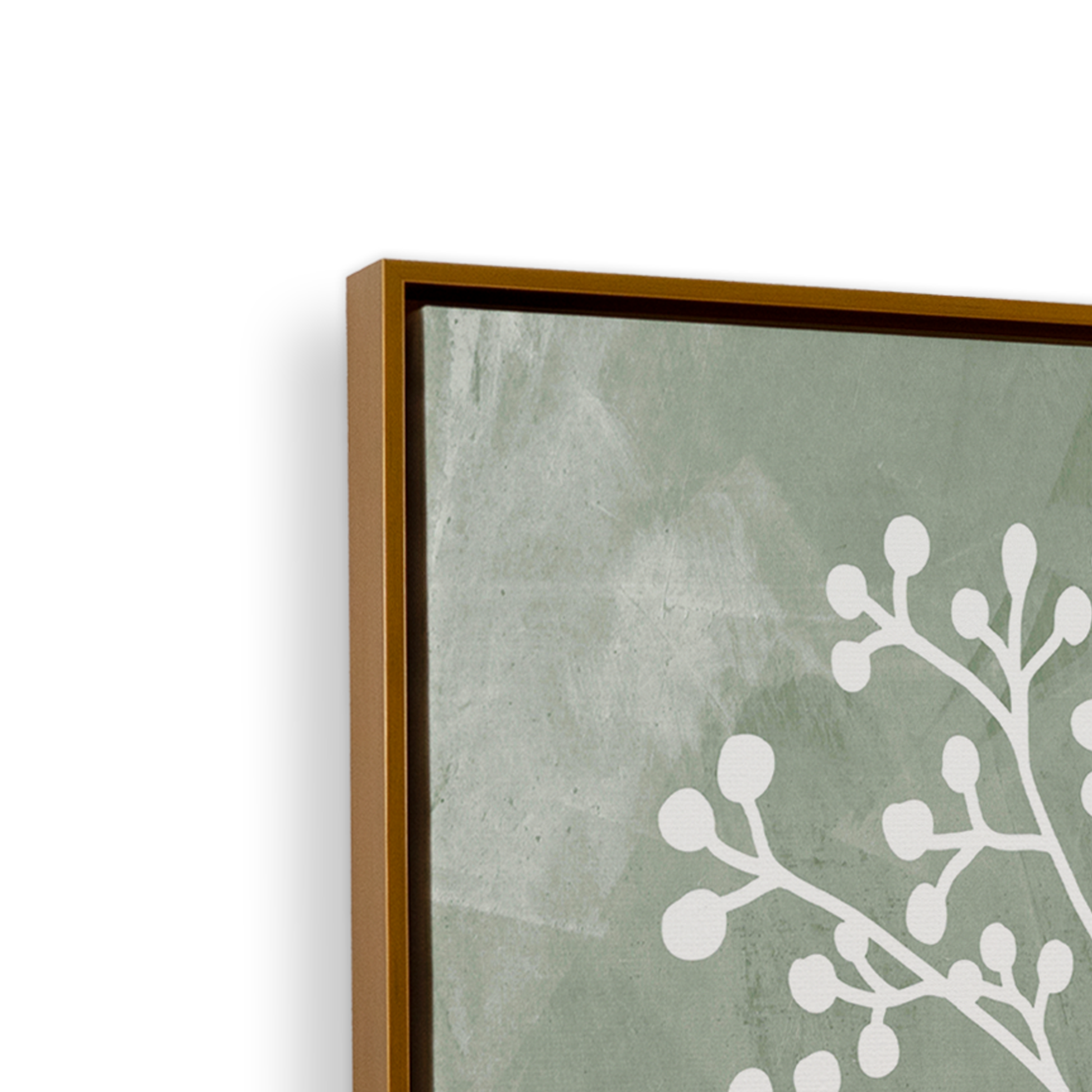 [color:Polished Gold], Picture of art in a black frame - picture 3