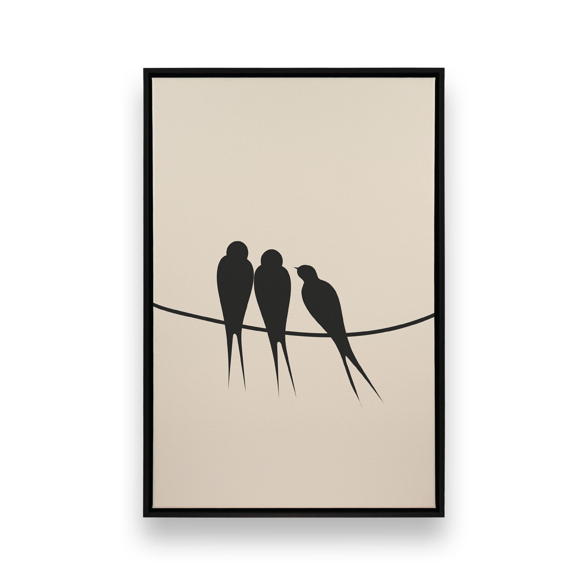 [color:Satin Black], Picture of art in a Satin Black frame