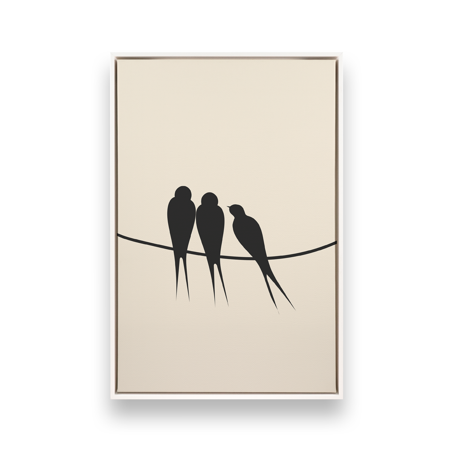 [color:Opaque White], Picture of art in a Opaque White frame
