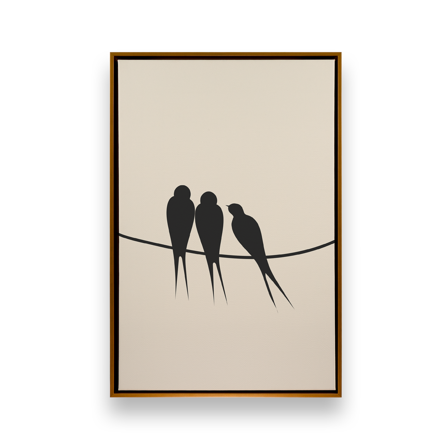 [color:Polished Gold], Picture of art in a Polished Gold frame