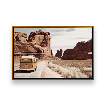 [color:Polished Gold], Picture of art in a black frame