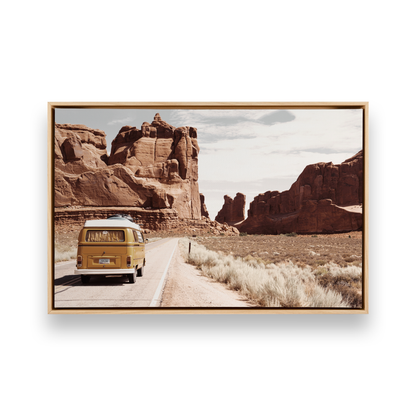 [color:American Maple], Picture of art in a black frame