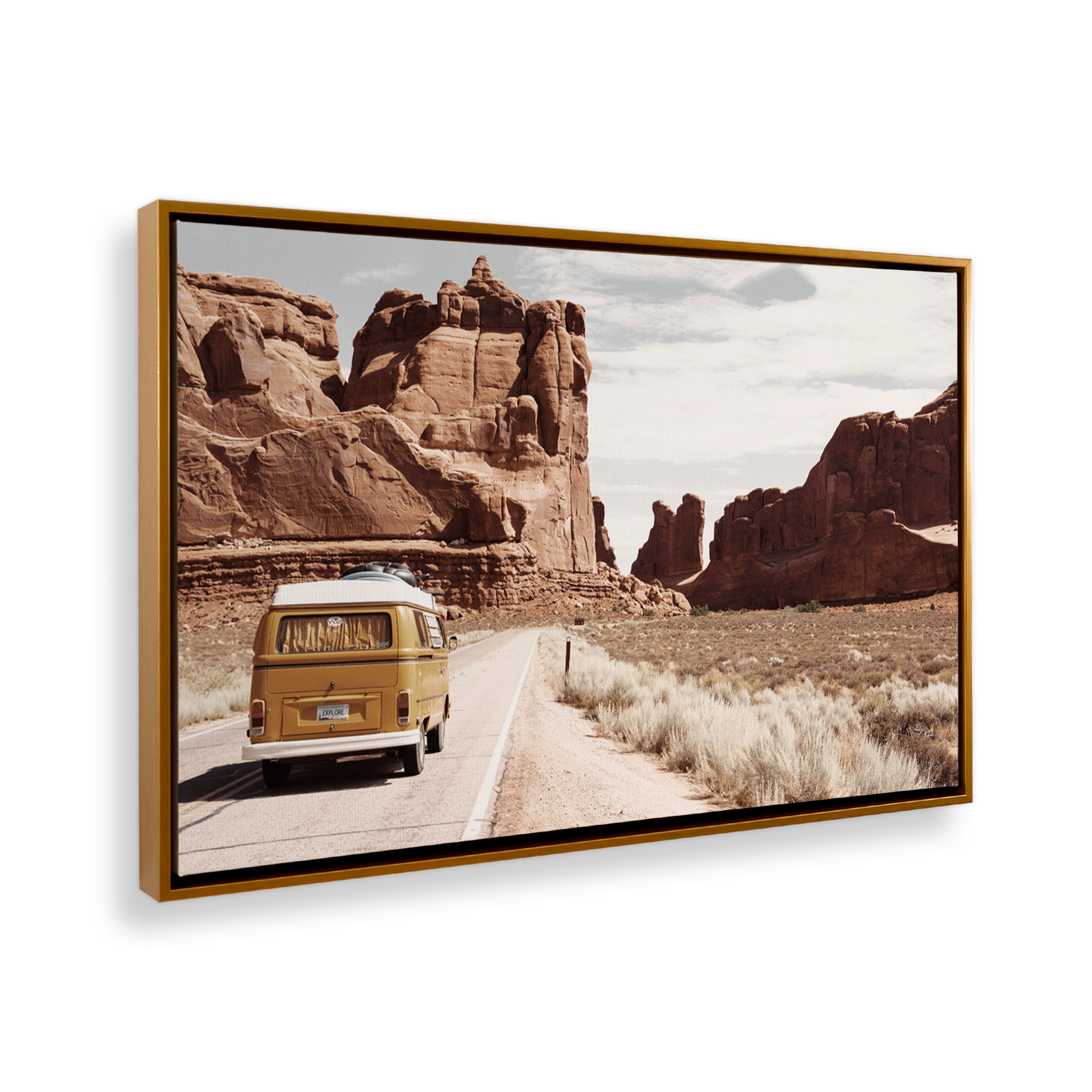 [color:Polished Gold], Picture of art at an angle